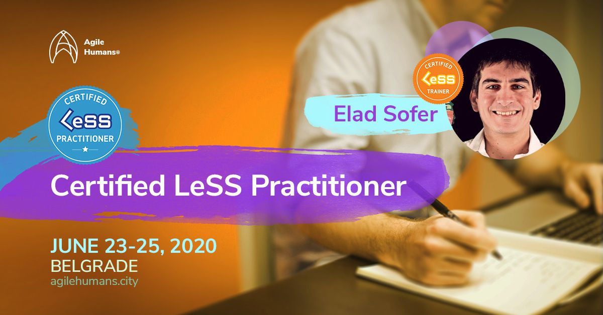 Certified LeSS Practitioner Agile Humans 
